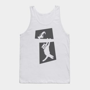 Kitten on a tree Tank Top